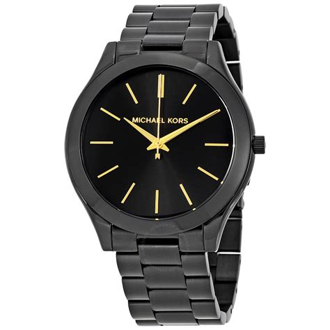 michael kors women's slim runway black watch mk3221|Michael Kors slim runway watch.